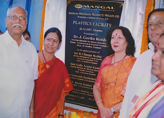 Inauguration of plastic manufacturing facility in Mangal Industries Ltd at Petamitta, Chittoor Dist