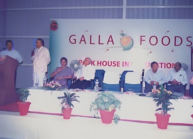 Launch of pack house at Galla Foods, Tenepalli, Chittoor Dist.