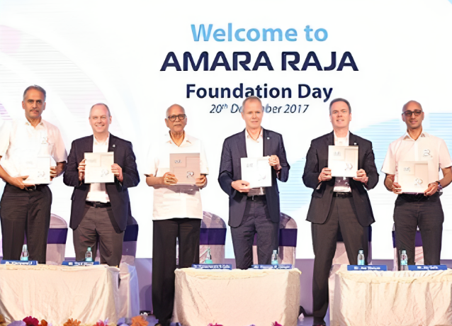 Amara Raja Batteries Ltd and Johnson Controls Celebrated 20 years of JV partnership - longest running Indo-American JV in Auto Ancillary segment