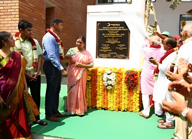 Plastics injection moulding facility in Mangal Industries Ltd., inaugurated at Karakambadi, Tirupati