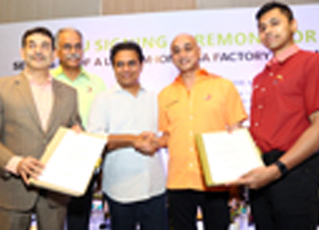 ARBL signs MoU with Govt. of Telangana for Li-ion Giga Factory